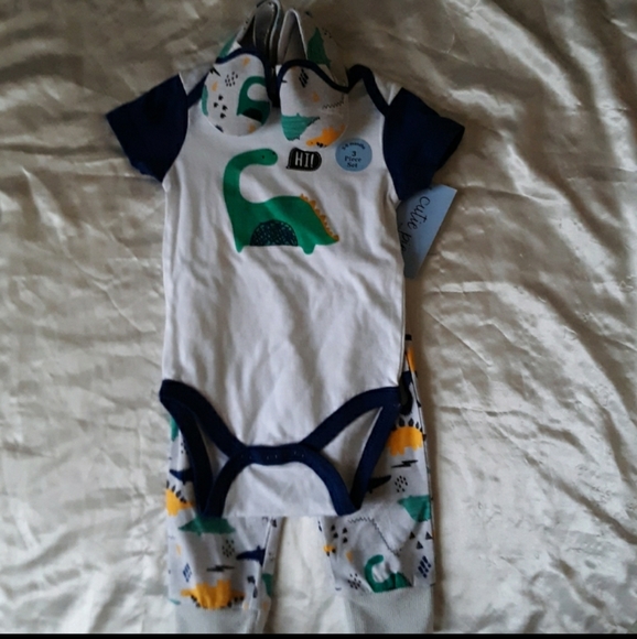 Carter's Other - Cutie Pie NWT Dino 3 Piece Outfit